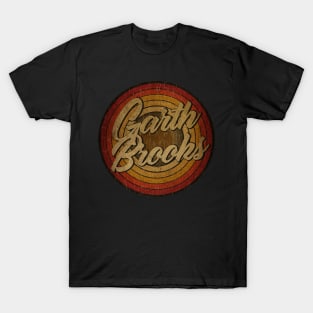 arjunthemaniac,circle vintage retro faded Garth Brooks T-Shirt
